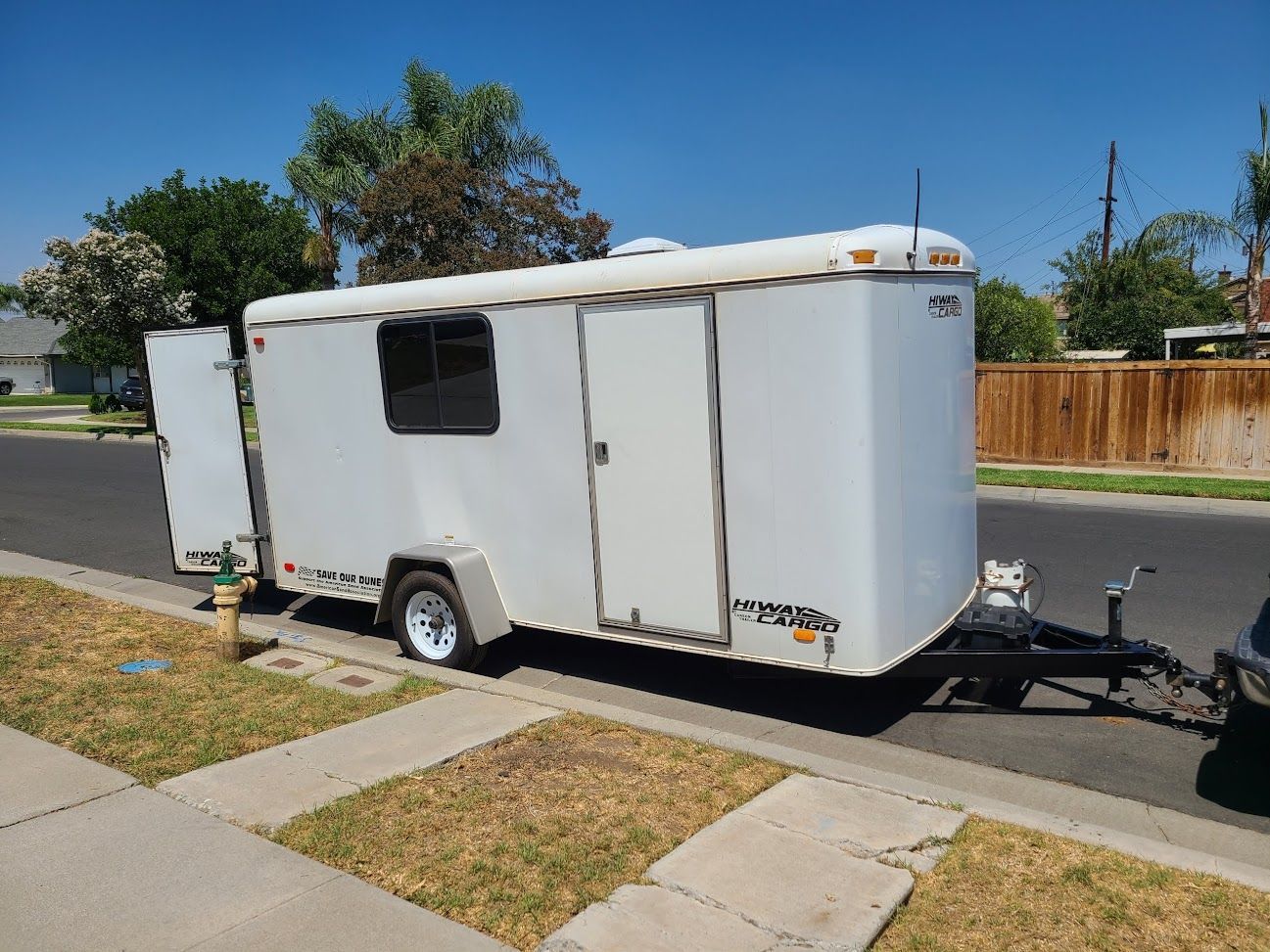 14'x6'x6.5' ebsw 3k Propane Heater, Battery, Stereo, Speakers, Lights
