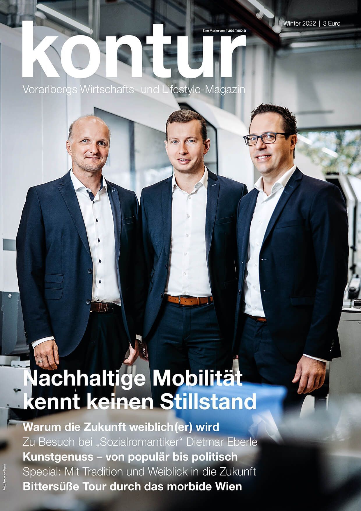 Geschäftsführung Hirschmann Automotive – kontur-Titelbild Winter 2022.