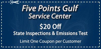 $20 off state inspections and emissions test