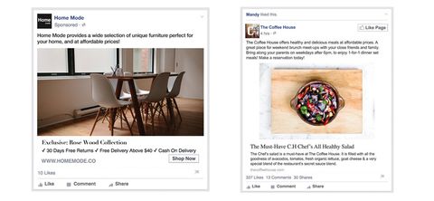 Facebook Ads Example