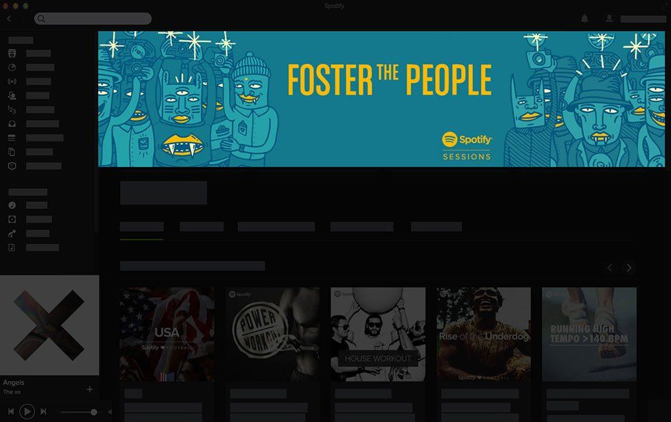 Spotify Homepage Takeover