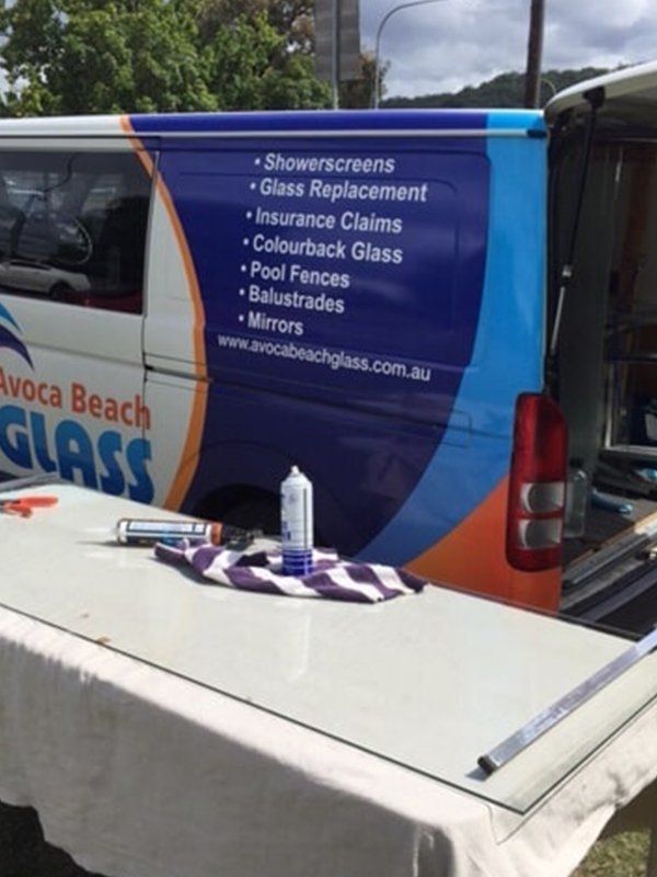 Service Vehicle — Avoca Beach Glass in West Gosford, NSW
