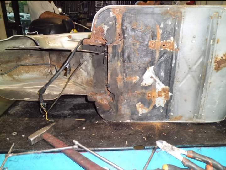 vespa piaggio da restaurare