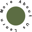 Learn More About Us, green circle, white text.