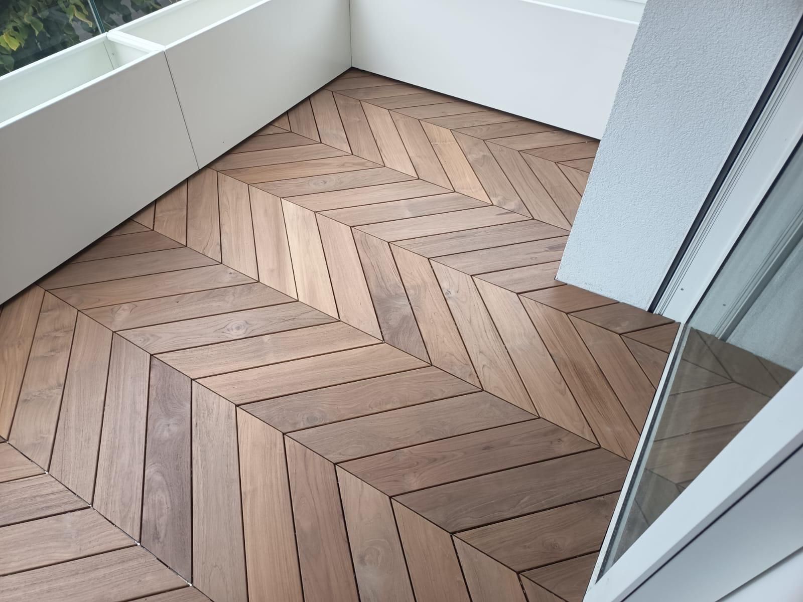 parquet bianco stile nordico