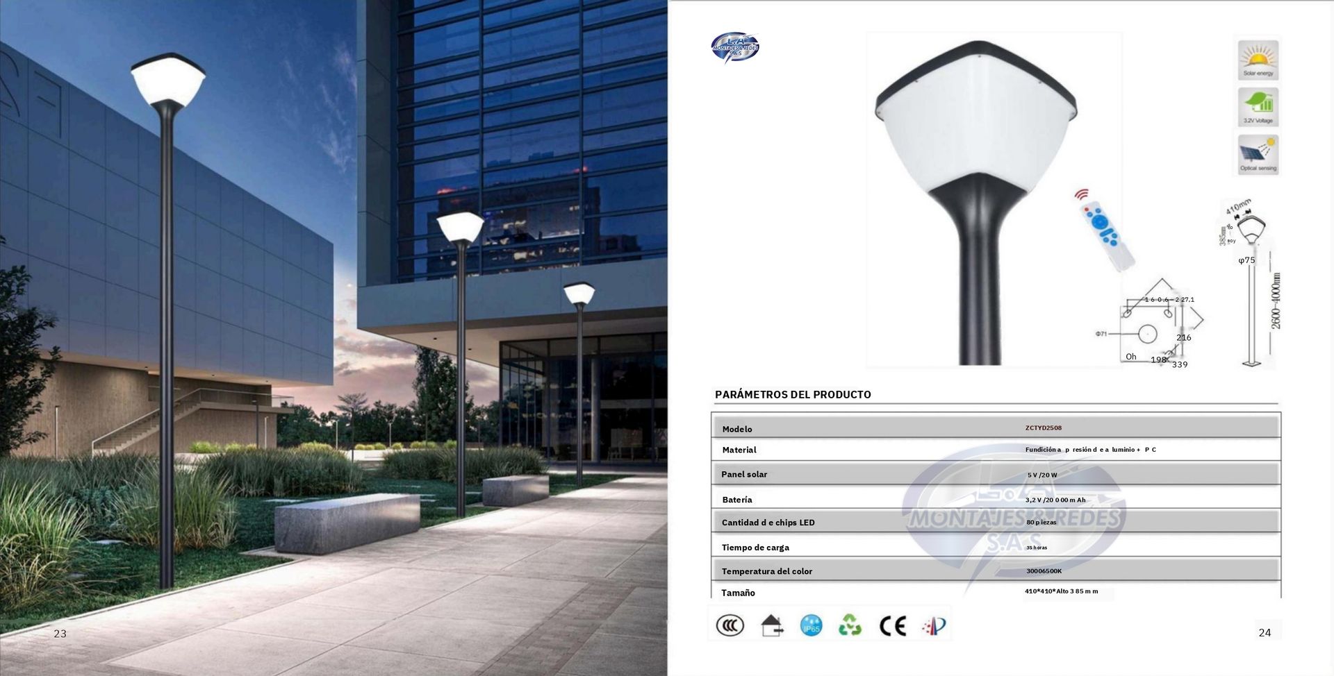 Computadora portátil que muestra el sitio web del Hotel EEE con una foto de palmeras y un fondo borroso.