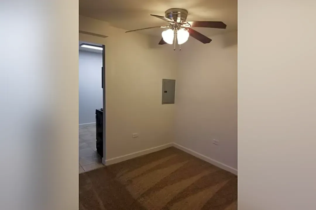 photo of room with ceiling fan
