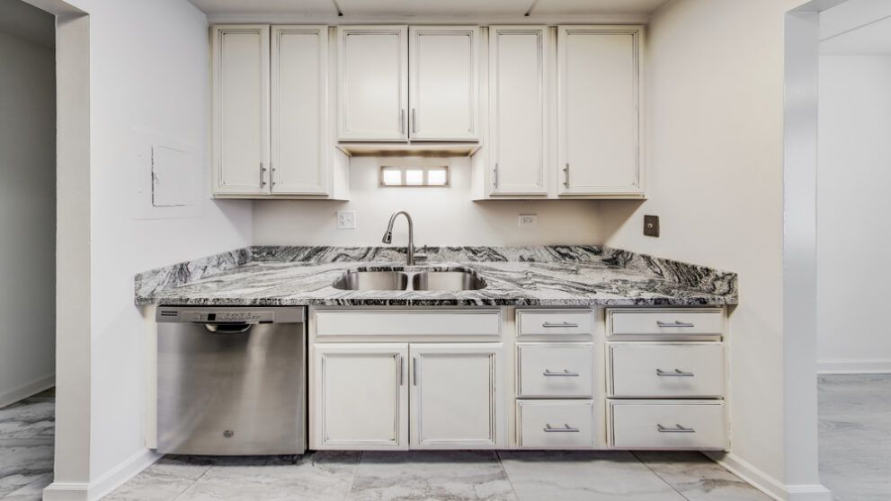 photo of kitchen sink area