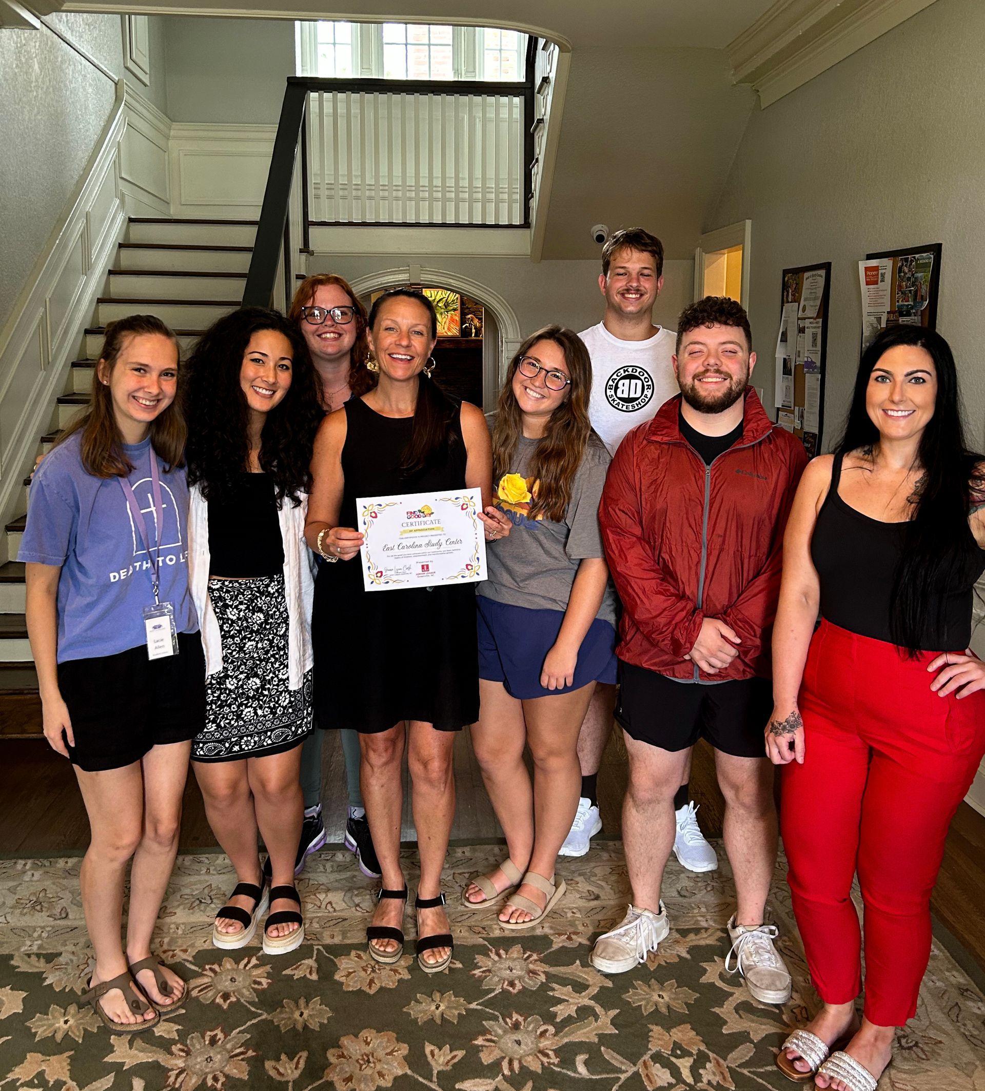 Students, and the Executive Director, of the East Carolina Study Center share how they Find the Good