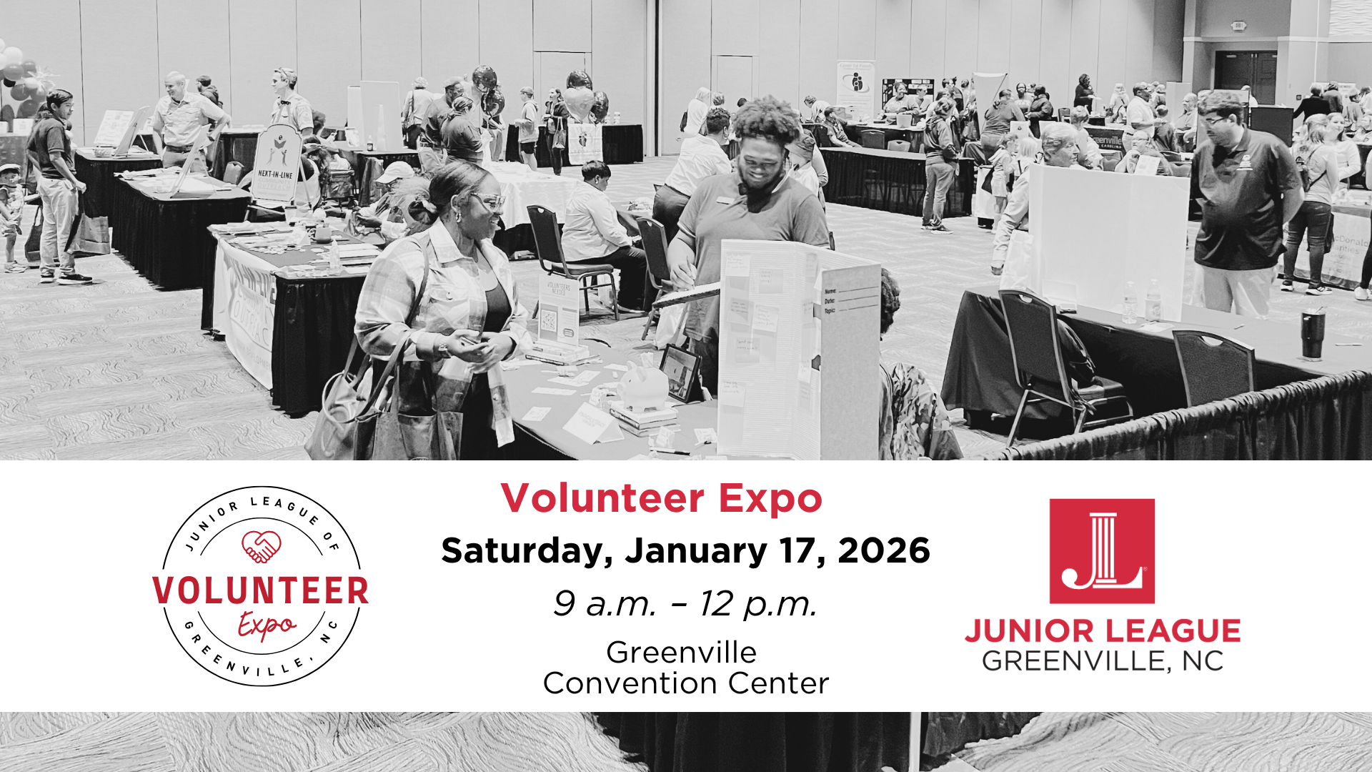 Volunteer Expo Saturday, February 1st, 9am-12pm, Greenville Convention Center