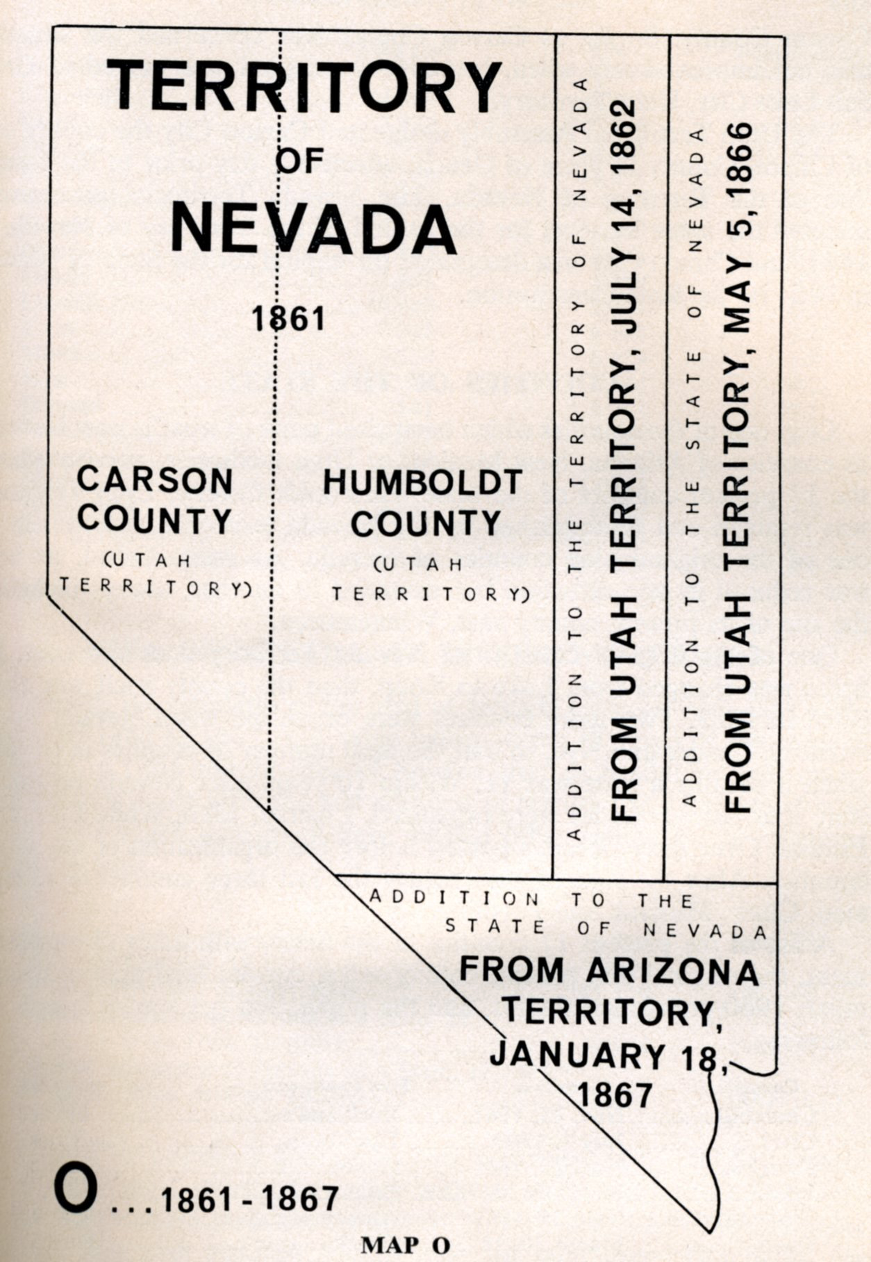 HOW NEVADA GREW FROM 1861 TO 1867