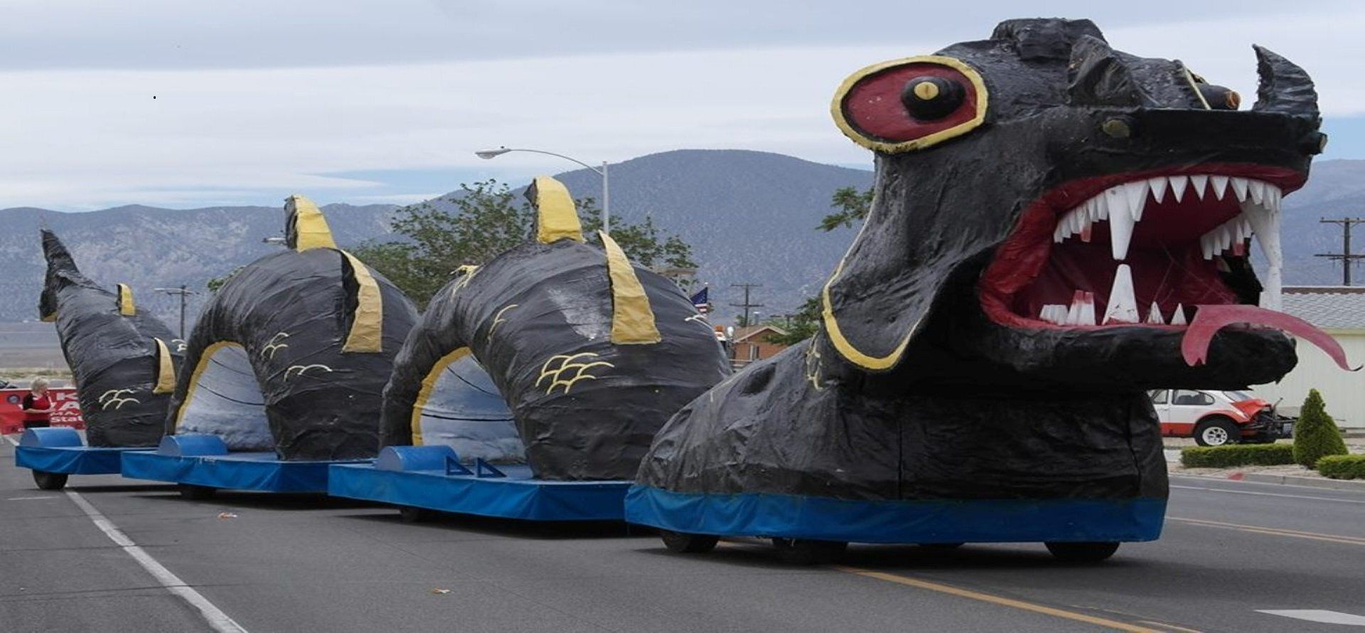 CECIL THE SEA SERPENT IN PARADE