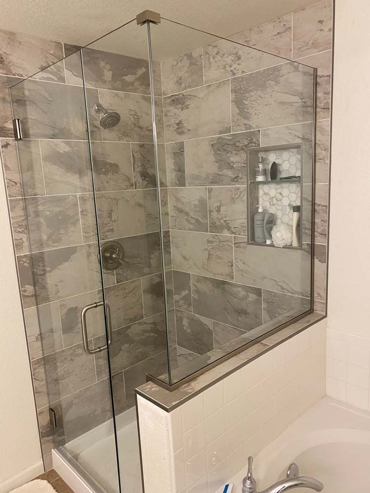 Heated Floors, Tub To Shower Conversions, Grout Free, Countertops, Cabinets, steam showers, Tile, Whole Wall Marble Shower Surrounds, Build A Bath & Kitchen