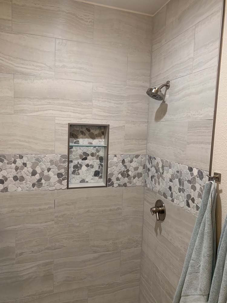 Heated Floors, Tub To Shower Conversions, Grout Free, Countertops, Cabinets, steam showers, Tile, Whole Wall Marble Shower Surrounds, Build A Bath & Kitchen