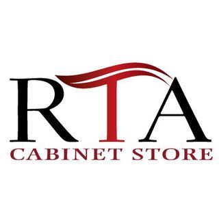 Rta cabinet store logo on a white background