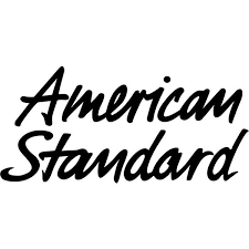 It is a black and white logo for american standard.