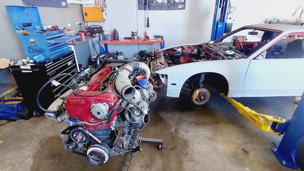 Cars In An Auto Repair Shop — Wilkomotive Mechanical in Bentley Park, QLD