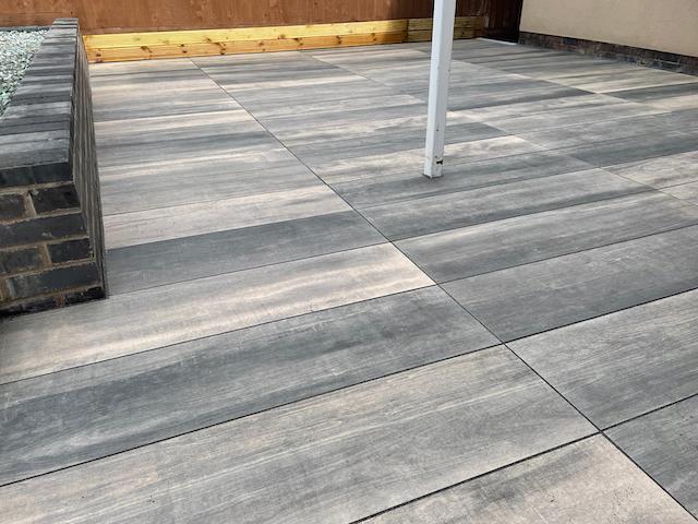 Porcelain Patio specialists Rosendale Paving & Landscaping Leamington Spa