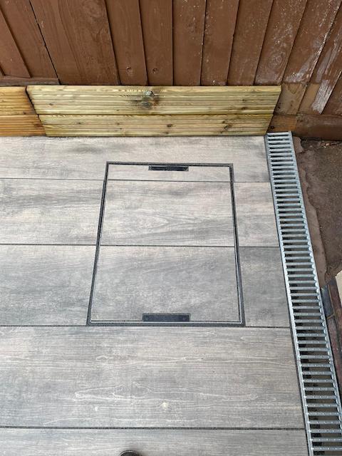 Porcelain Patio specialists Rosendale Paving & Landscaping Leamington Spa