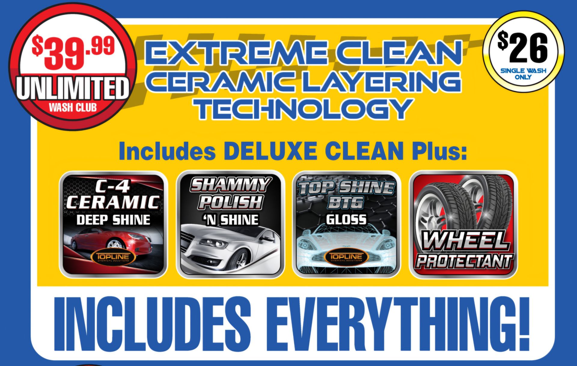 Extreme Clean Ceramic Car Wash at Clean Finish Car Wash in Pineville, LA