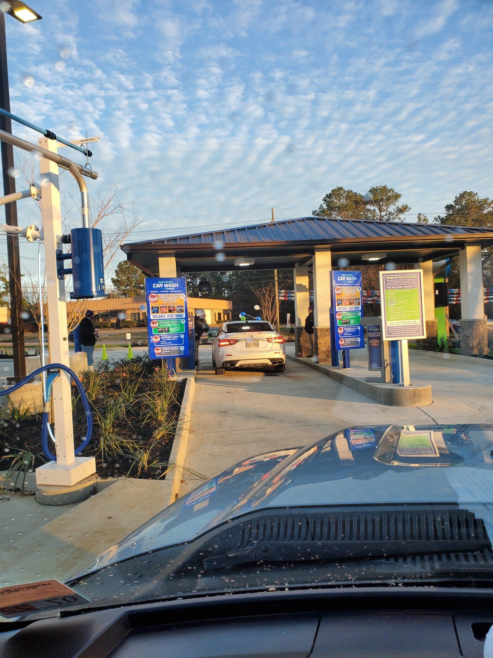 clean finish carwash in Louisiana