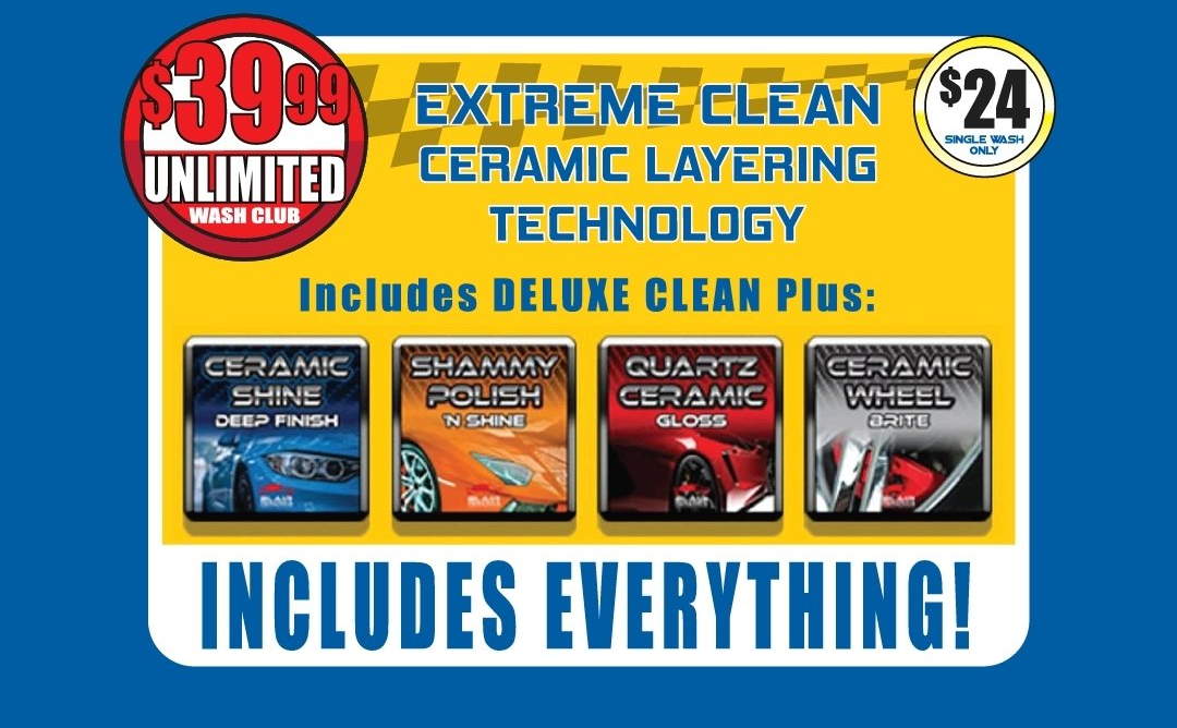 Extreme Clean Ceramic Car Wash at Clean Finish Car Wash in Pineville, LA