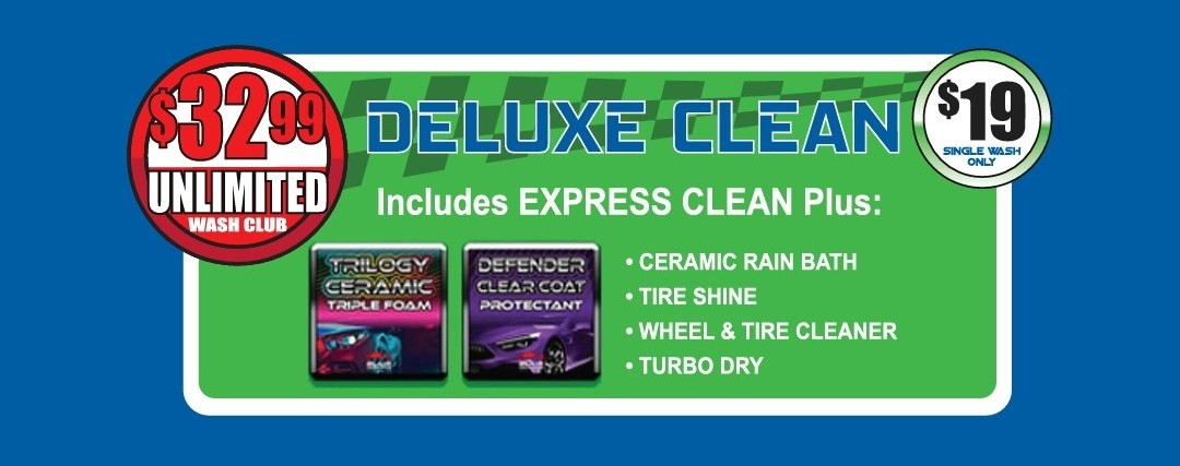 Deluxe Clean Ceramic Car Wash at Clean Finish Car Wash in Pineville, LA