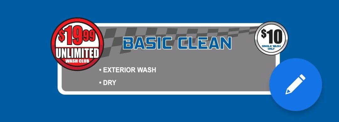 Basic Clean Ceramic Car Wash at Clean Finish Car Wash in Pineville, LA