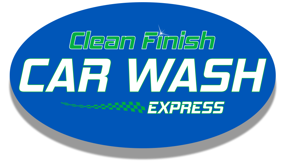clean finish car wash logo