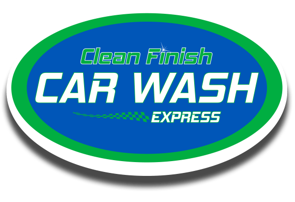 Clean Finish Car Wash checkered flag Louisiana Logo