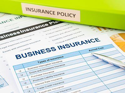 Business insurance documents in Somerset