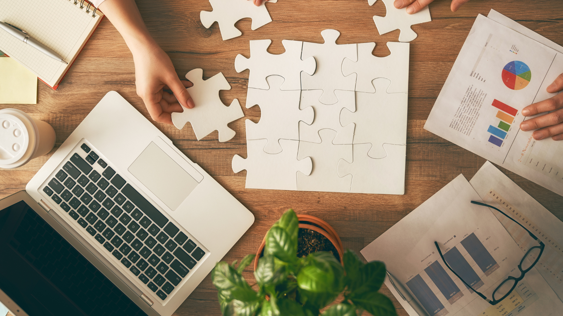 Puzzle pieces to the key parts of selling your business