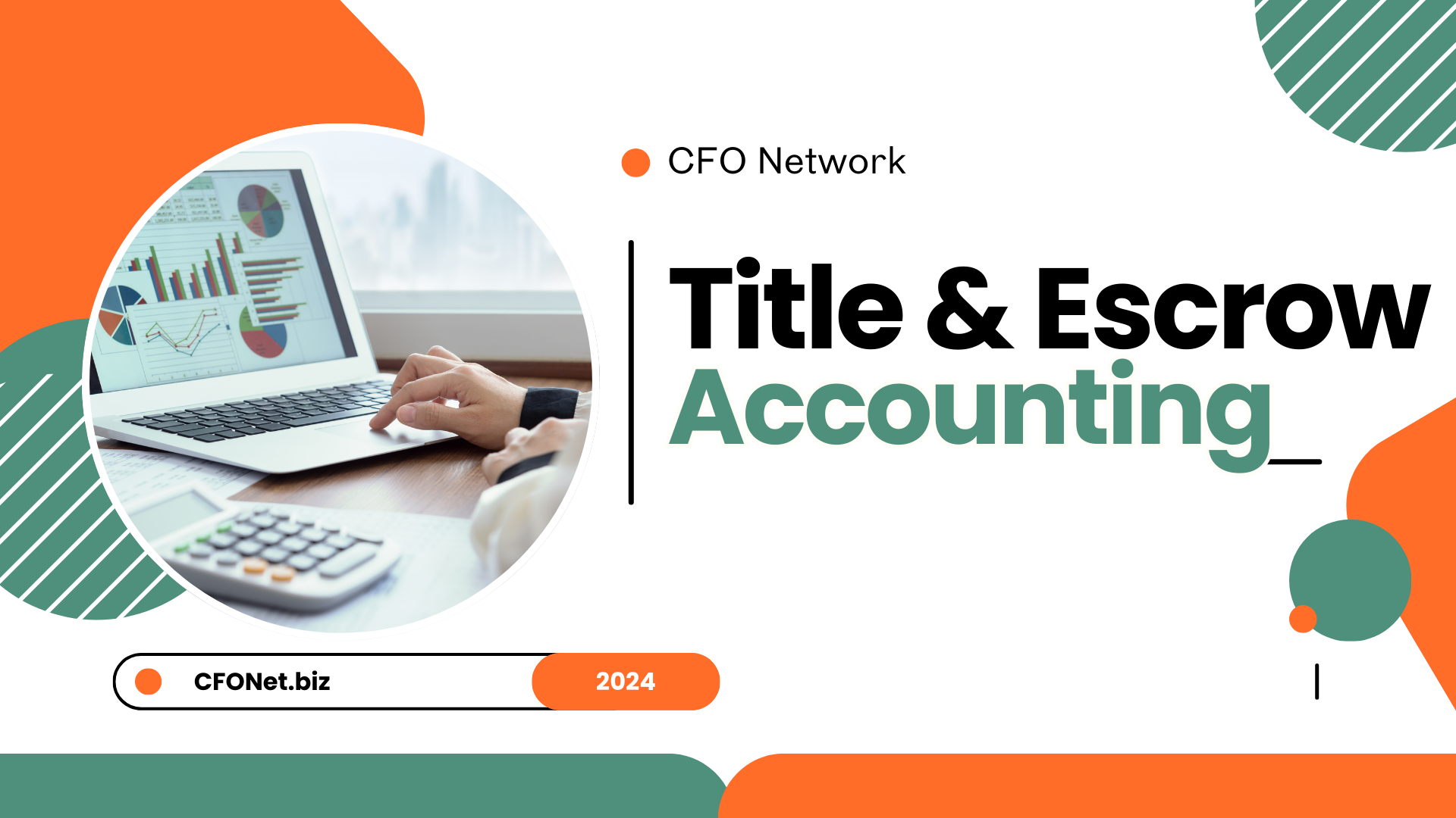 CFO Network's cover page for the Title and Escrow Accounting services