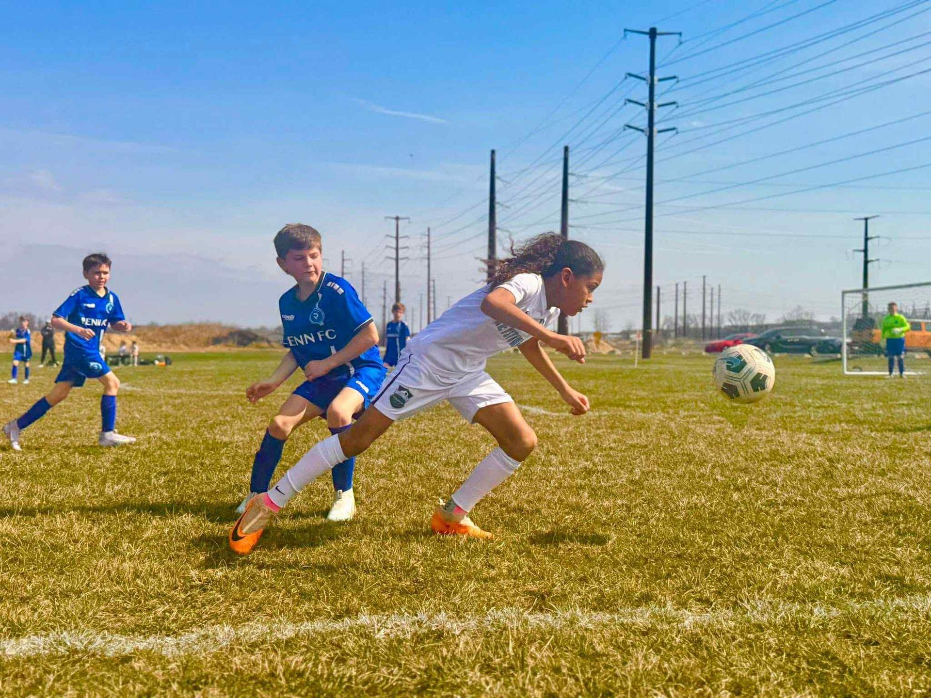 Youth soccer players