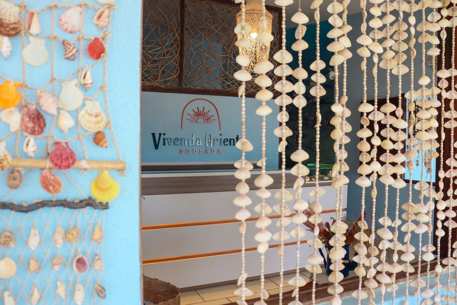 Area externa pousada vivenda oriente