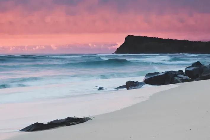 A Sunset Over The Headland At Lennox Head — McVittie Legal In Ballina, NSW