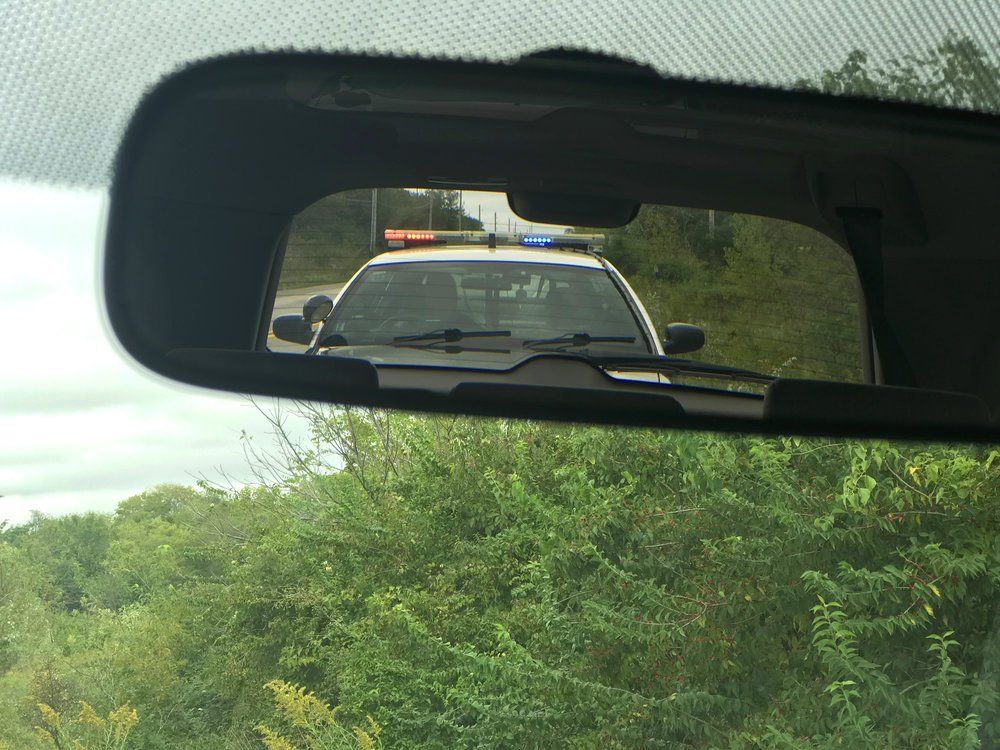 pulled over by police