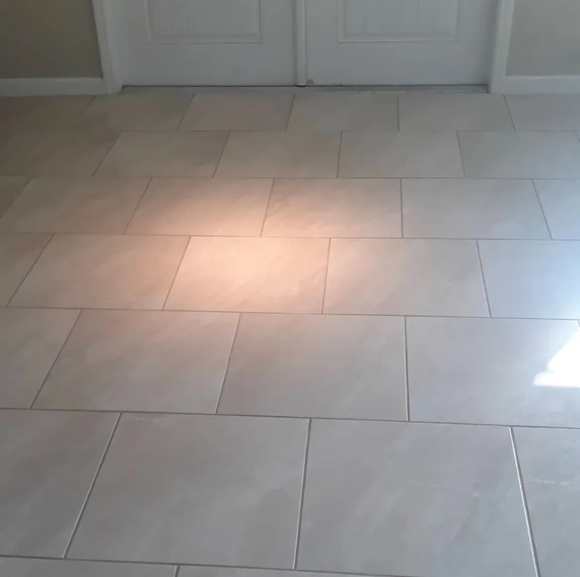 After tile cleaning service job by BLAS.