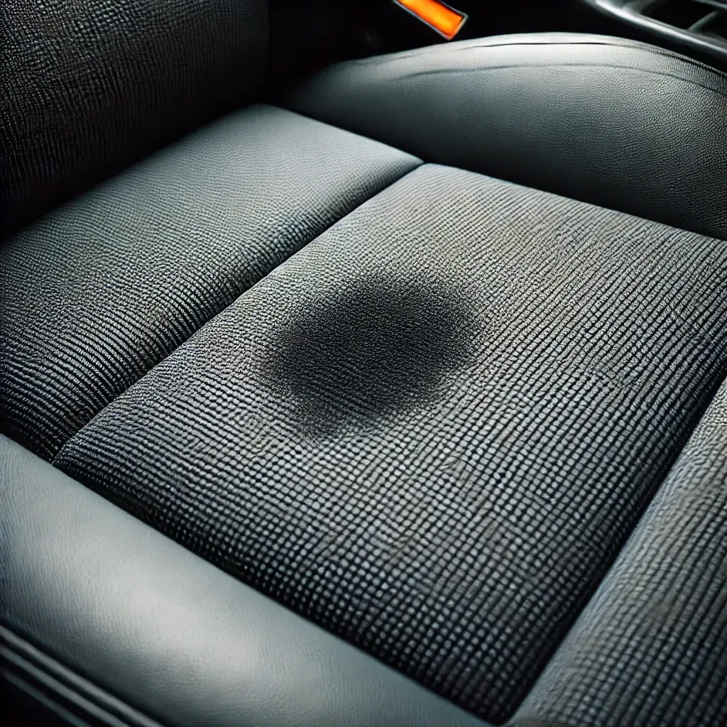 Car interior dirt stain removal and cleaning service in Columbus, Ohio.