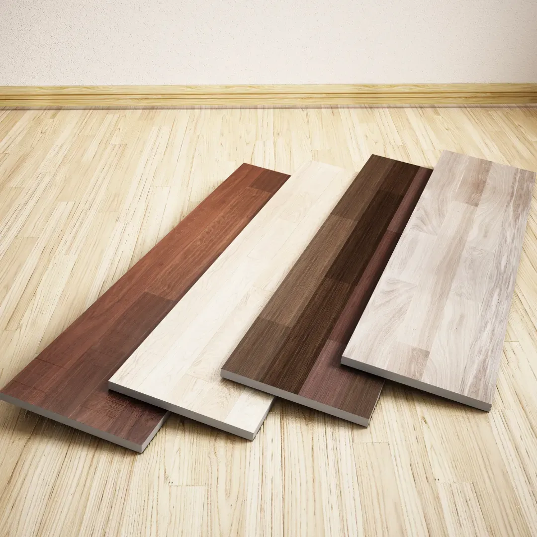 Hardwood flooring style and color samples for Atlanta, Georgia residents.