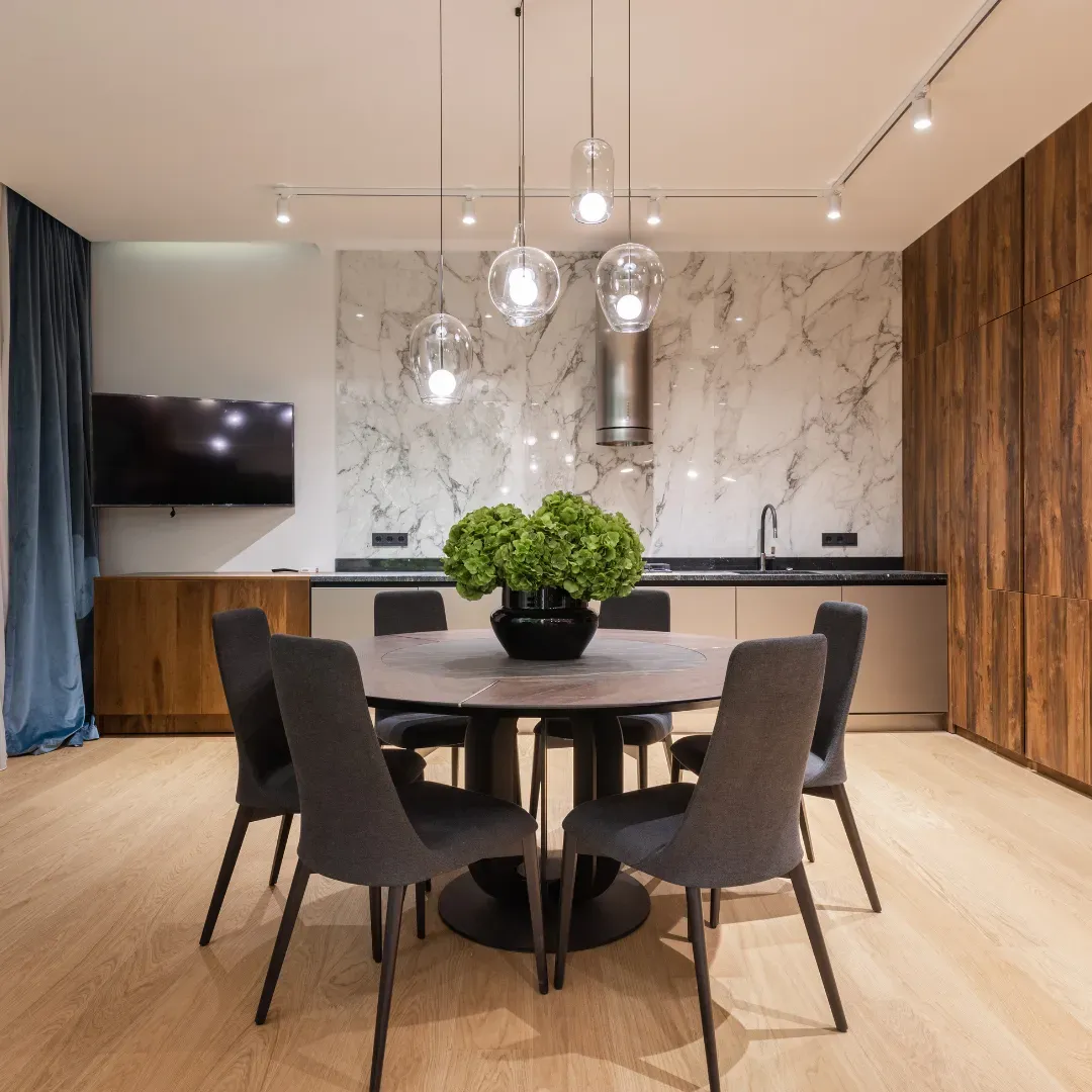 Dining chair upholstery cleaning service in Columbus, Ohio.