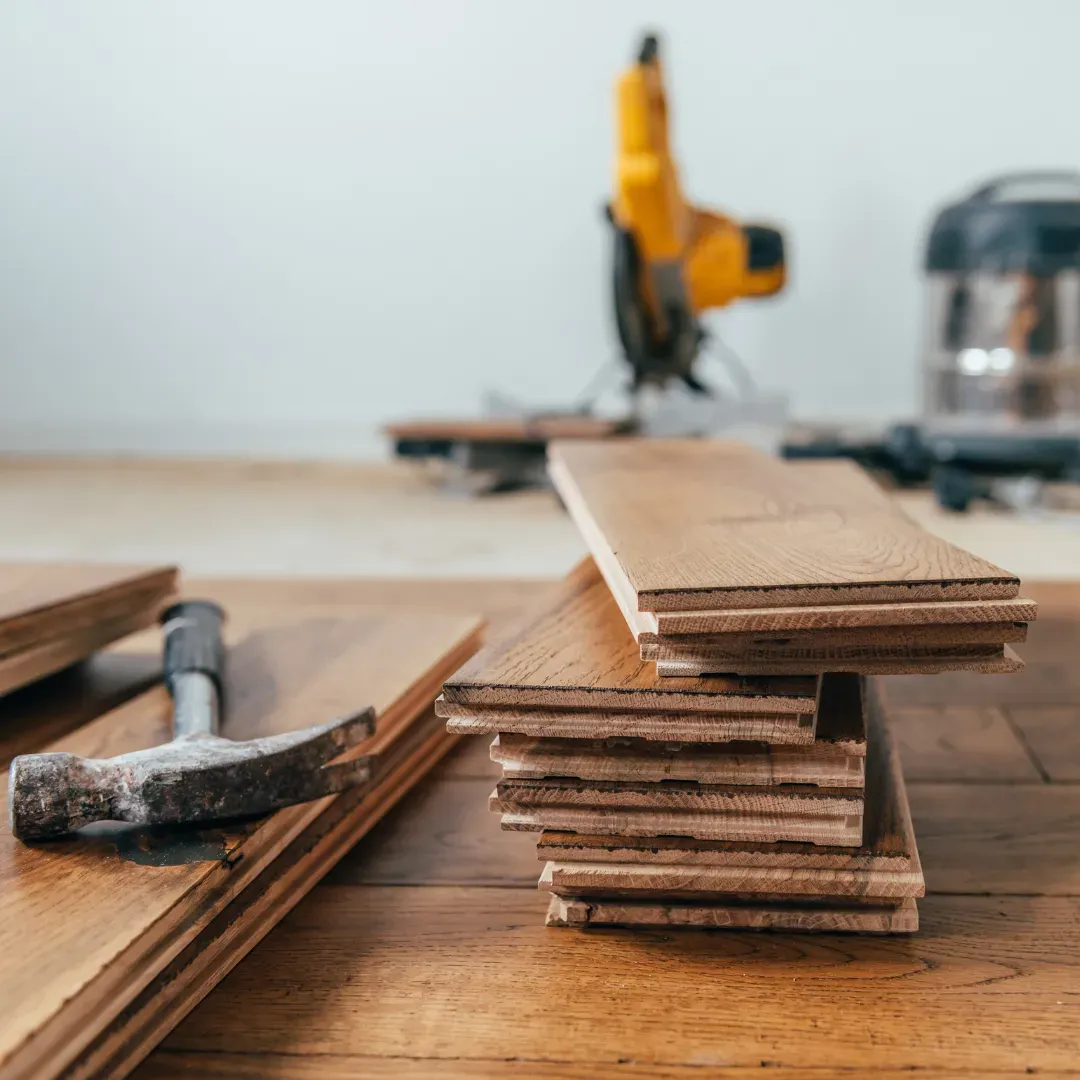 Hardwood floor repair service for Atlanta, Georgia homes.