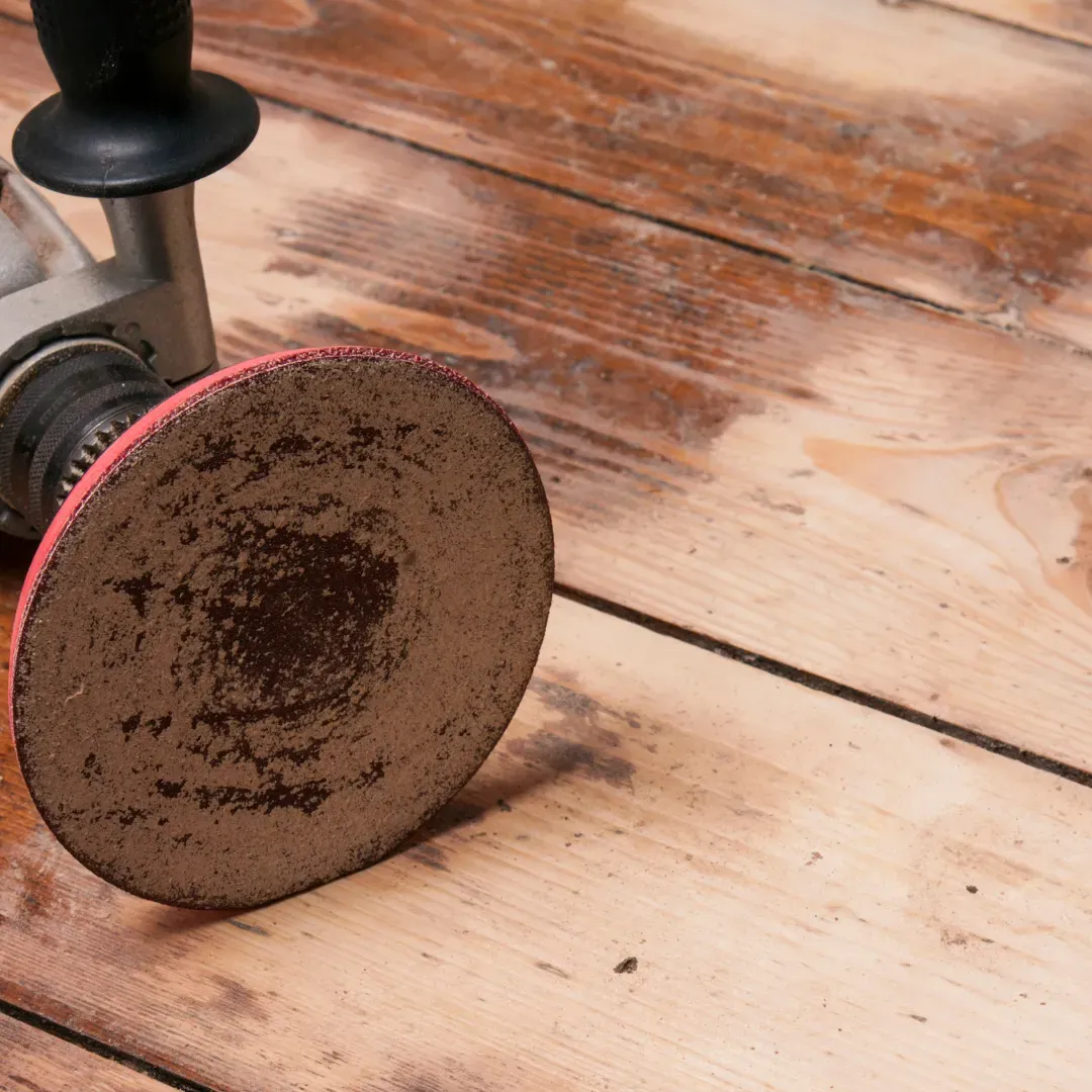 Hardwood floor resurfacing service for Denver, Colorado homes.