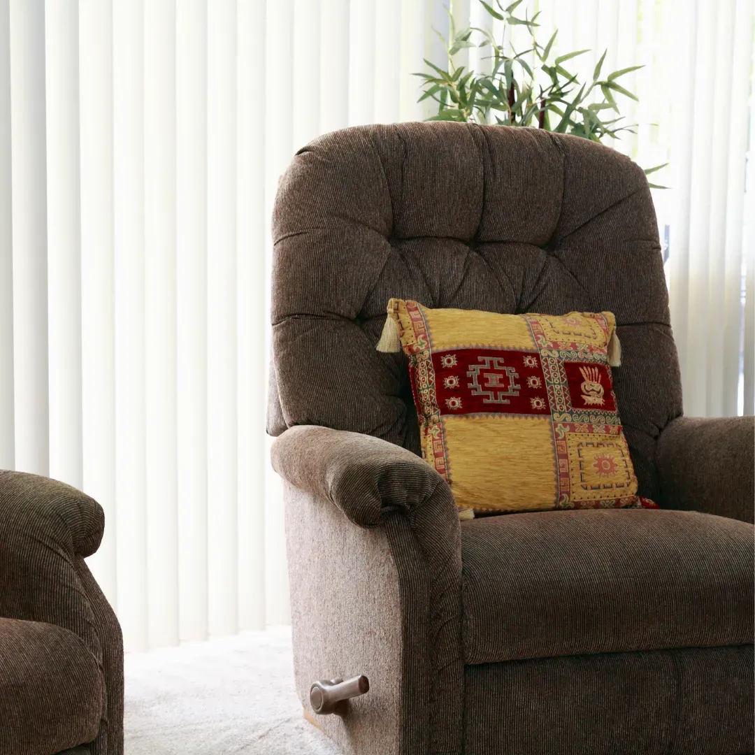 Recliner chair upholstery cleaning service in Columbus, Ohio.