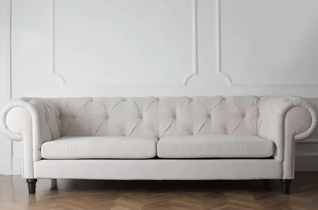 Sofa upholstery cleaning service.
