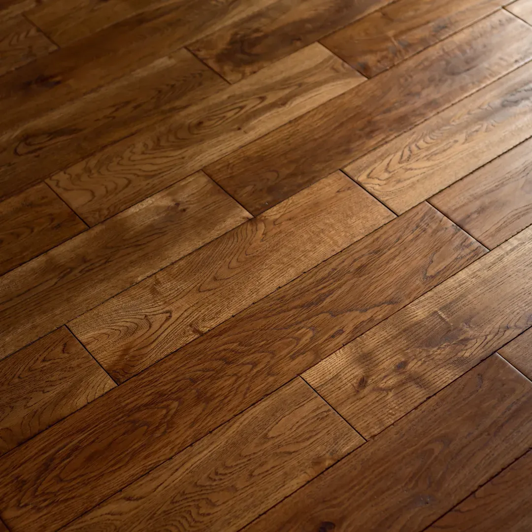 Solid hardwood flooring installation service in Atlanta, Georgia.