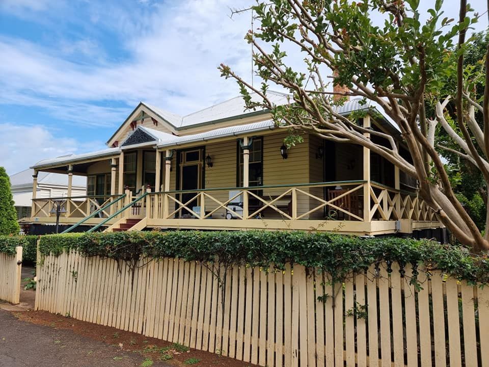 A House With A Porch And A Fence Around It — LMS Painting & Maintenance Pty Ltd In North Lambton, NSW