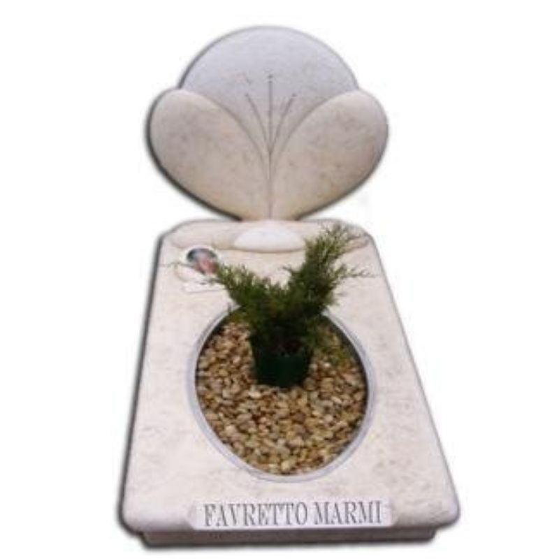 Tomba a tema floreale