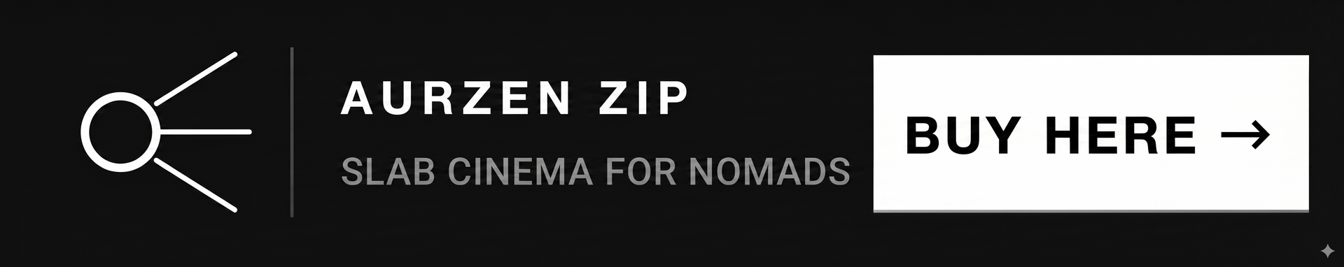 Anker Nebula portable projector advertisement with a 