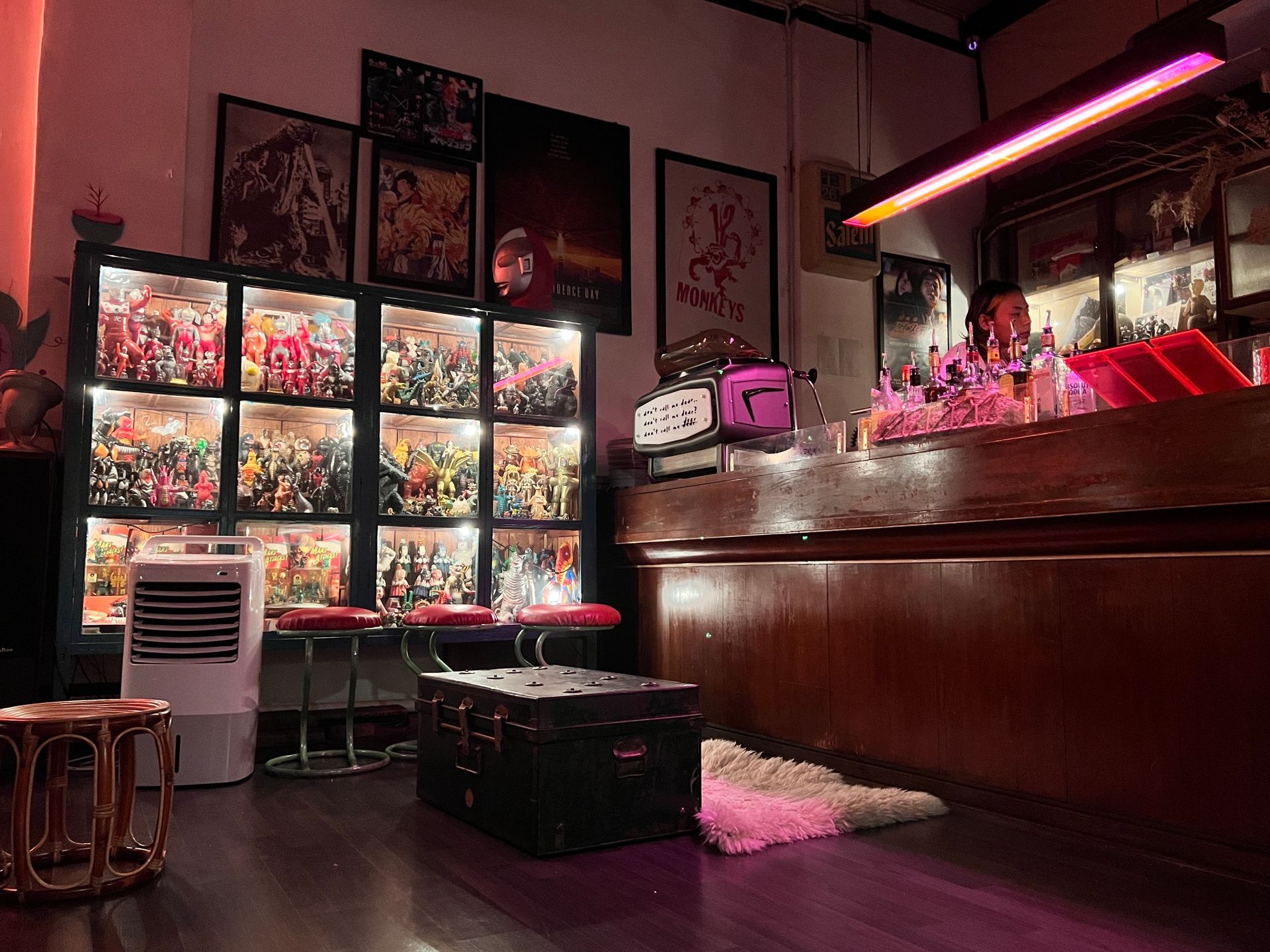 Photograph taken of the interior of the Atlanta Hotel in Bangkok.